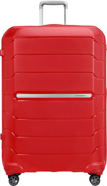 SAMSONITE trolley FLUX, extra large size, expandable RED - Rigid Trolley Cases