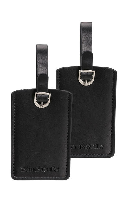 SAMSONITE  GLOBAL TRAVEL 2 name badges BLACK - Travel Accessories