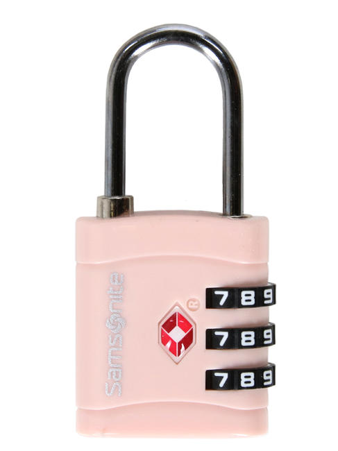 SAMSONITE  GLOBAL TRAVEL TSA combination lock PALE ROSE PINK - Travel Accessories