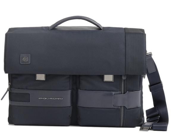 PIQUADRO S107 S107 15.6 "PC briefcase blue - Work Briefcases