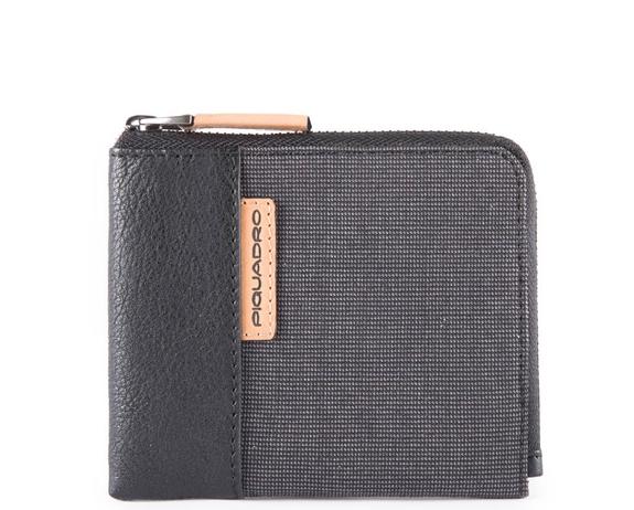 PIQUADRO  BLAME Wallet Black - Men’s Wallets