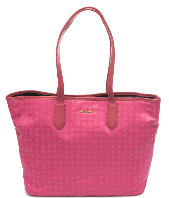 POLLINI Heritage Soft Shoulder shopper, with clutch bag PINK - Women’s Bags