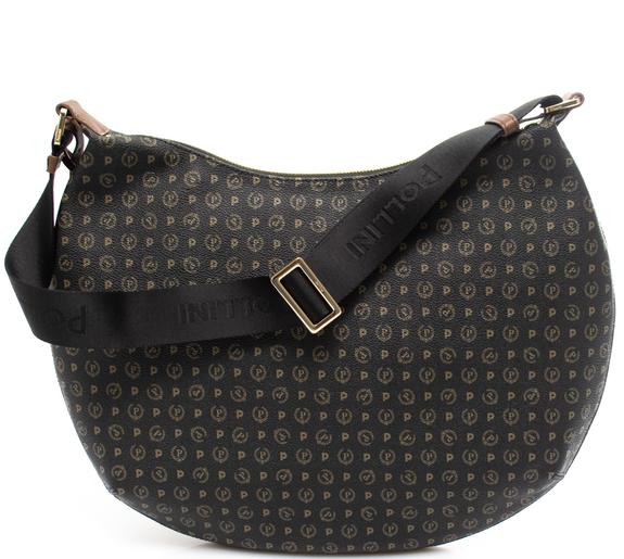 POLLINI Tapiro Over-the-shoulder bag black brown - Women’s Bags