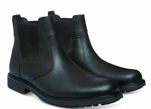 TIMBERLAND  STORMBUCKS Leather ankle boots BLACK - Men’s shoes