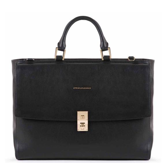 PIQUADRO  DAFNE 15.6 "laptop bag Black - Work Briefcases