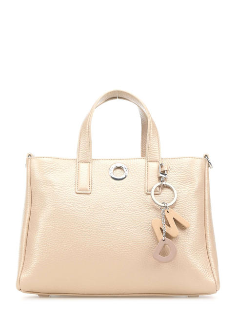 MANDARINA DUCK  MELLOW LUX S Bag with shoulder strap, in leather IRISH CREAM - Women’s Bags