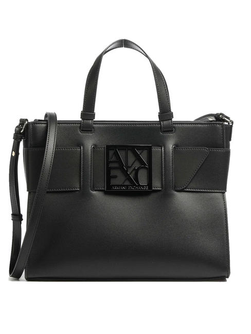 ARMANI EXCHANGE borsa shopping Handbag tote, with shoulder strap Black - Women’s Bags