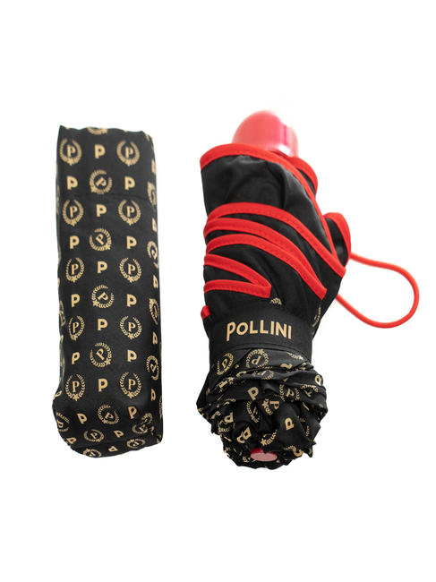 POLLINI  HERITAGE CLASSIC Folding umbrella black lacquer - Umbrellas