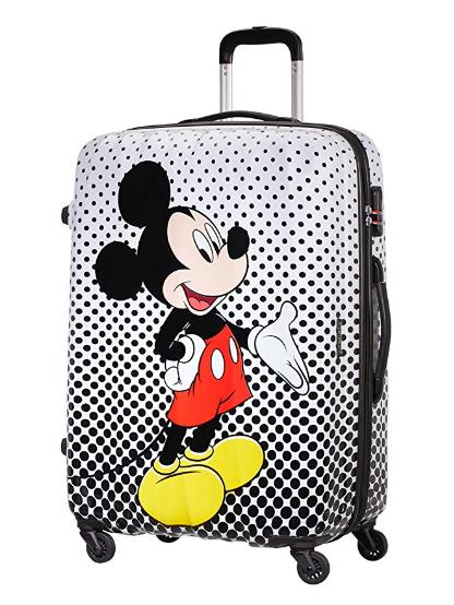 AMERICAN TOURISTER Trolley DISNEY LEGENDS, medium size MICKEY MOUSE POLKA DOT - Rigid Trolley Cases