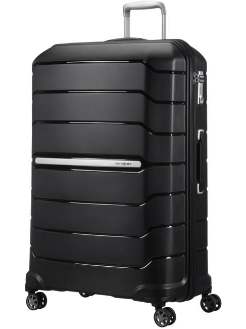 SAMSONITE trolley FLUX, extra large size, expandable BLACK - Rigid Trolley Cases