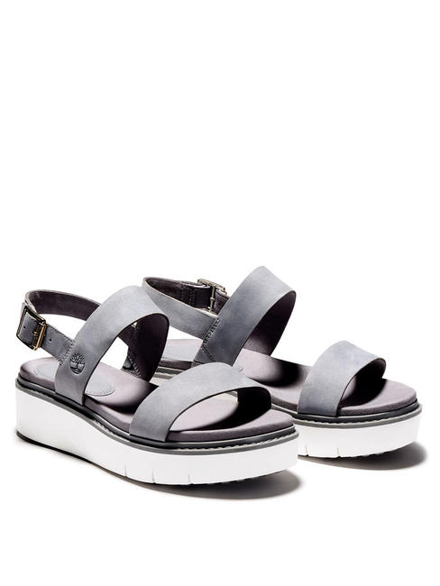 TIMBERLAND  SAFARI Sandals in nubuck gray - Women’s shoes
