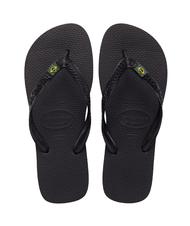HAVAIANAS  BRASIL LOGO Flip-flops BLACK - Unisex shoes - 1