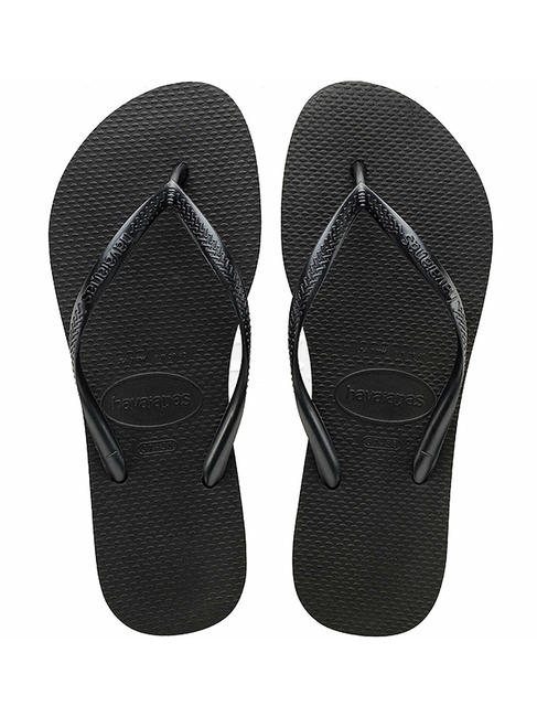 HAVAIANAS  SLIM FLATFORM Women's flip-flops BLACK - Women’s shoes