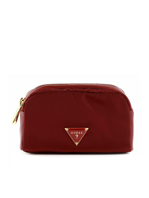 GUESS DID I SAY 90s  DID I SAY 90s Necessaire double zip Bordeaux - Sachets & Travels Cases