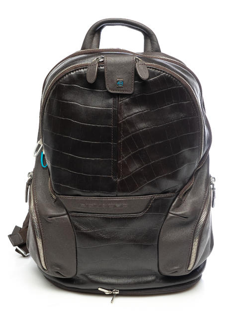 PIQUADRO COLEOS COLEOS Leather backpack, 13 "pc holder MORO - Laptop backpacks