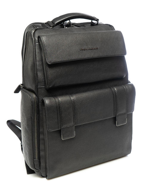 PIQUADRO KOBE KOBE Backpack for PC 15,6 " Black - Over-the-shoulder Bags for Men