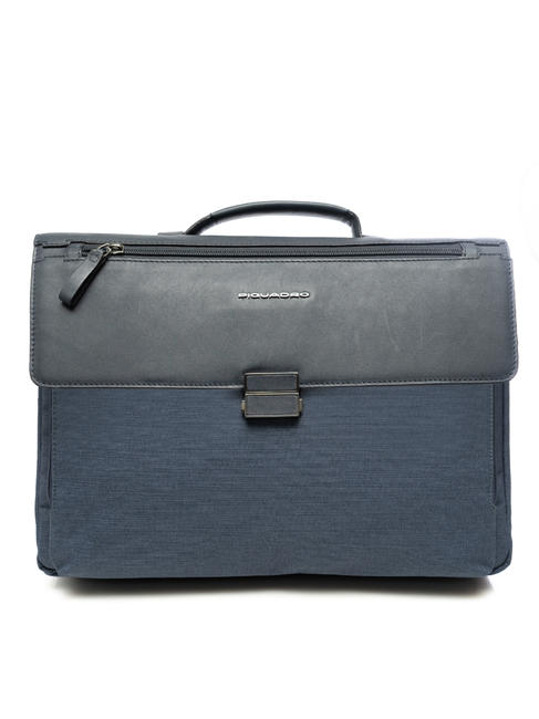 PIQUADRO  TIROS 15.6 "laptop briefcase blue - Work Briefcases