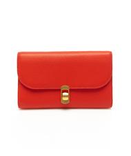 COCCINELLE zaniah portafoglio pelle vitello ZANIAH Clutch bag with shoulder strap POLISH RED - Women&rsquo;s Wallets - 1