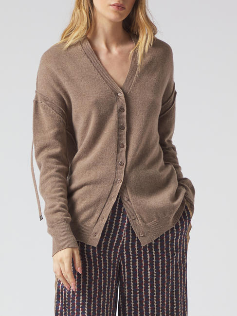 MANILA GRACE  Wool blend cardigan wot - Women's Sweaters