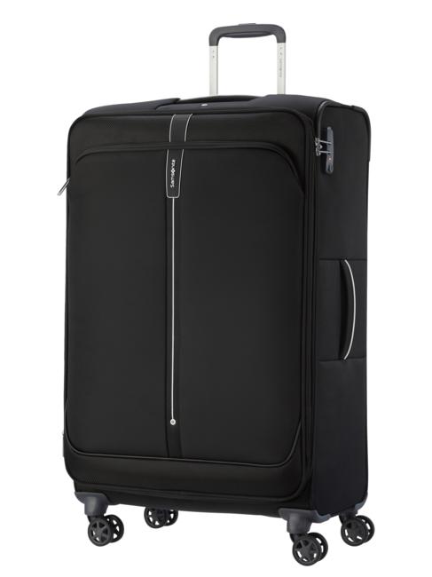 SAMSONITE trolley POPSODA, large size BLACK - Semi-rigid Trolley Cases