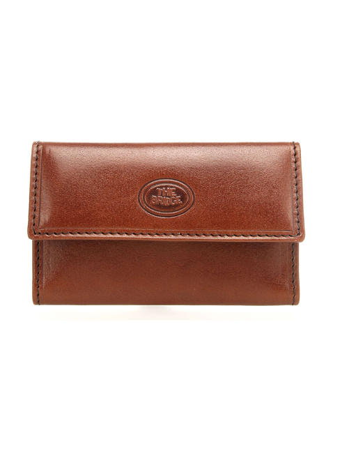 THE BRIDGE  STORY Key case in leather BROWN - Key holders
