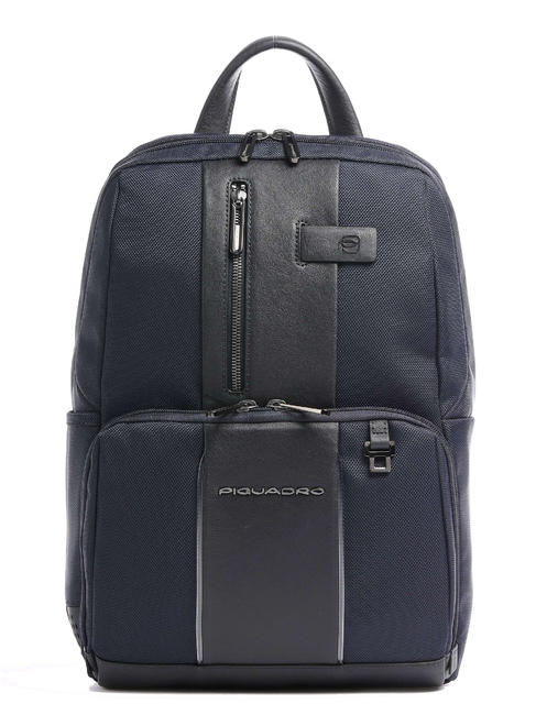 PIQUADRO  BRIEF LED lights 14 "laptop backpack blue - Laptop backpacks