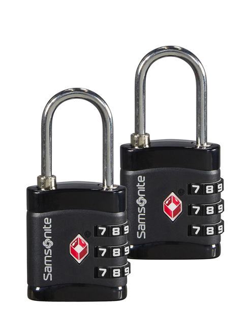 SAMSONITE TRAVEL Two TSA locks BLACK - Travel Accessories