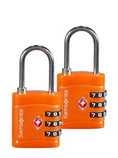 SAMSONITE TRAVEL Two TSA locks orange - Travel Accessories