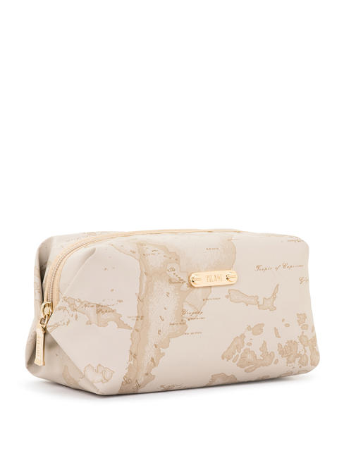 ALVIERO MARTINI PRIMA CLASSE GEO Medium squared beauty Beige / Metallic Gold - Sachets & Travels Cases