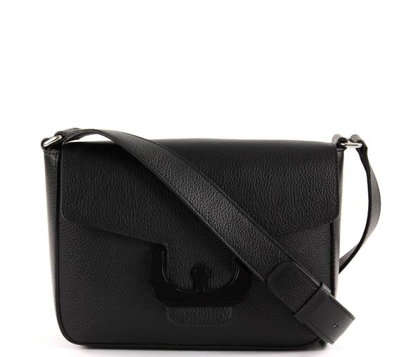 COCCINELLE Ambrine Soft Mini shoulder bag - leather shoulder bag Black - Women’s Bags