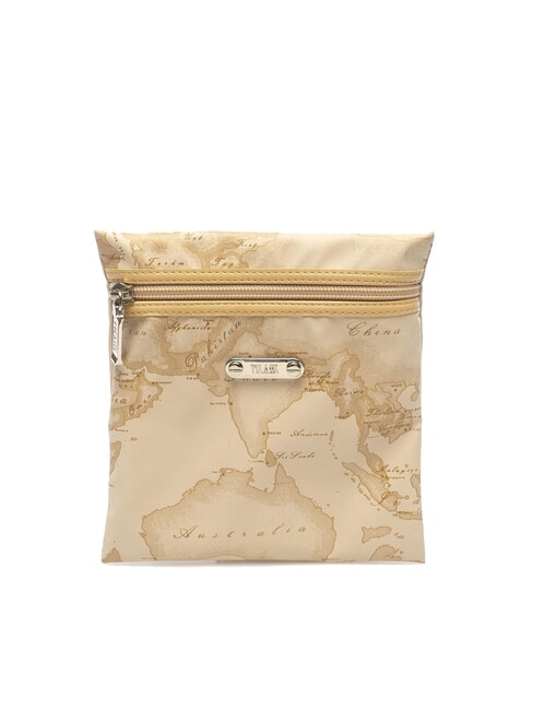 ALVIERO MARTINI PRIMA CLASSE GEO Small flat sachet BEIGE - Sachets & Travels Cases