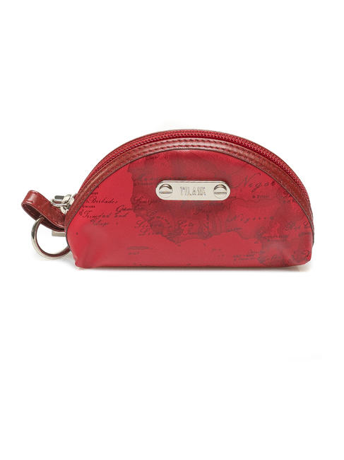ALVIERO MARTINI PRIMA CLASSE GEO Necessaire medium crescent dark red - Sachets & Travels Cases