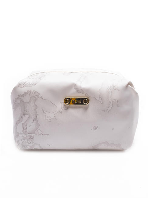 ALVIERO MARTINI PRIMA CLASSE GEO Medium squared beauty White / Metallic Gold - Sachets & Travels Cases