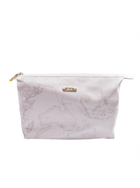 ALVIERO MARTINI PRIMA CLASSE GEO Medium beauty necessaire White / Metallic Gold - Beauty Case