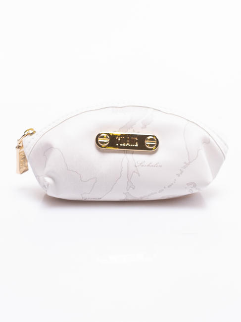 ALVIERO MARTINI PRIMA CLASSE GEO Necessaire small crescent White / Metallic Gold - Sachets & Travels Cases