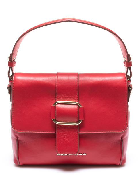PIQUADRO LOL Small bag in leather RED - Women’s Bags