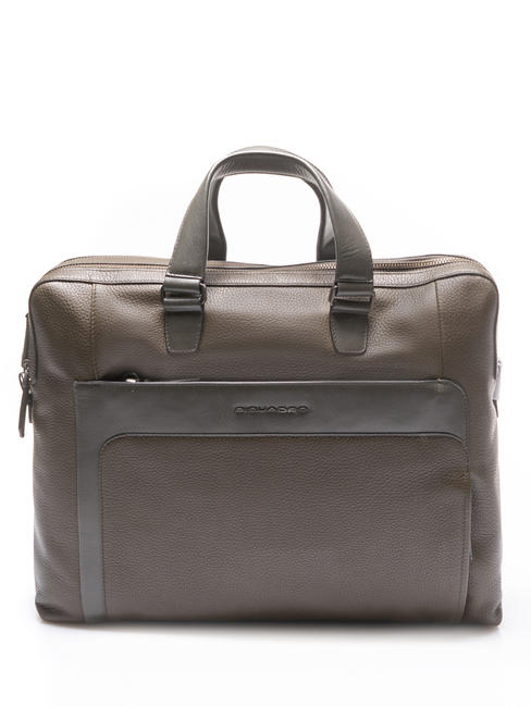 PIQUADRO FEELS FEELS 15 "PC Briefcase GREEN - Work Briefcases