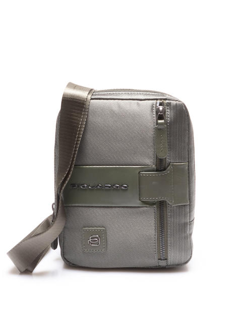 PIQUADRO bag TOKYO Small, iPad Mini holder GREEN - Over-the-shoulder Bags for Men