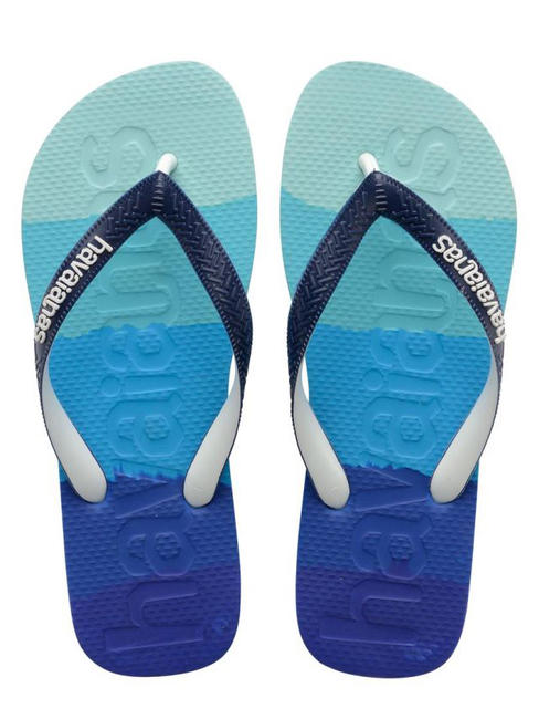 HAVAIANAS TOP LOGOMANIA Flip flops blue - Unisex shoes