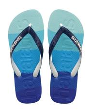 HAVAIANAS TOP LOGOMANIA Flip flops blue - Unisex shoes - 1