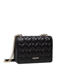 LOVE MOSCHINO HEART QUILTED Convertible bag Black - Women&rsquo;s Bags - 1