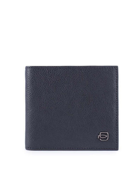 PIQUADRO BLACK SQUARE Double compartment wallet blue - Men’s Wallets