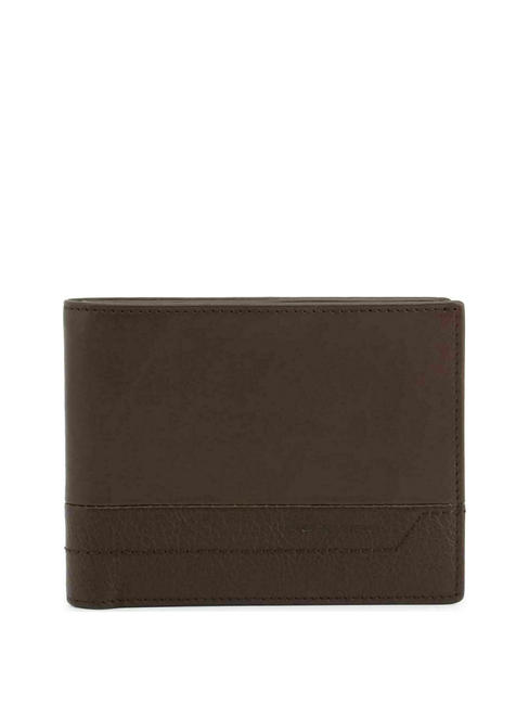 PIQUADRO  PAN Leather wallet MORO - Men’s Wallets