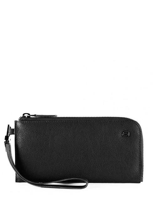 PIQUADRO BLACK SQUARE Smartphone holder wallet Black - Tablet holder& Organizer