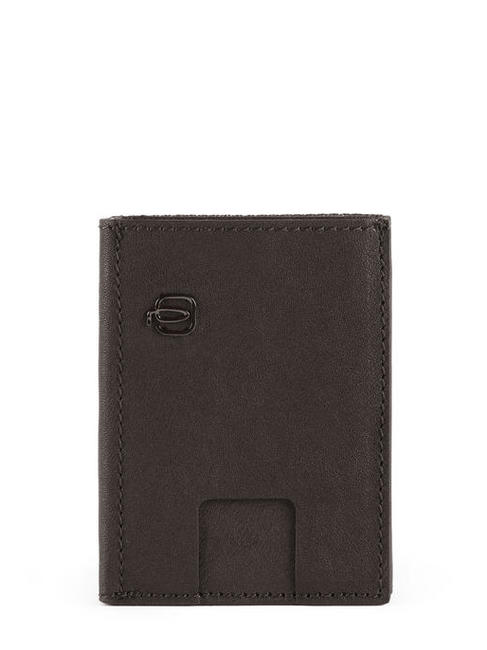 PIQUADRO BLACK SQUARE Portacard wallet MORO - Men’s Wallets