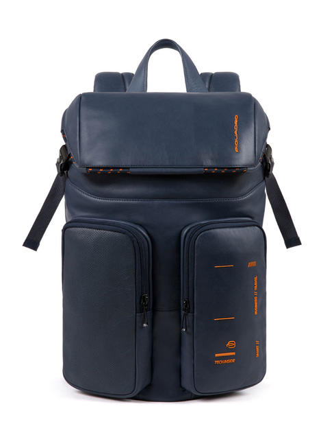 PIQUADRO KYOTO KYOTO 15.6 "laptop backpack blue - Laptop backpacks