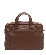 PIQUADRO folder BLUE SQUARE OUT line, 14 "PC holder - Work Briefcases