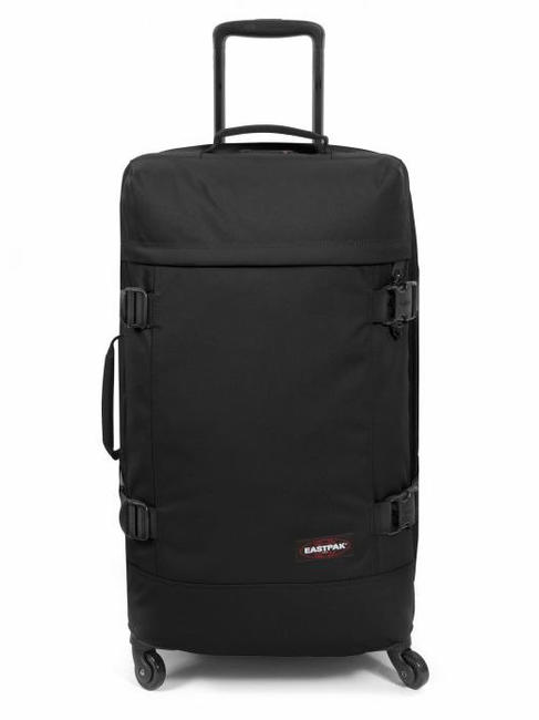 EASTPAK trolley TRANS 4, medium size, with TSA BLACK - Semi-rigid Trolley Cases