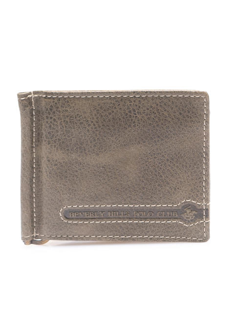 BEVERLY HILLS POLO CLUB TUCSON Leather wallet antracite - Men’s Wallets
