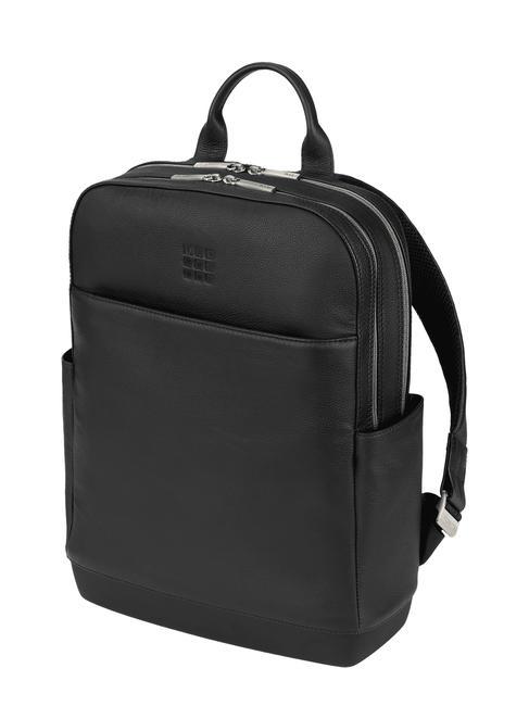 MOLESKINE backpack CLASSIC line, 15 "PC case, in leather black - Laptop backpacks